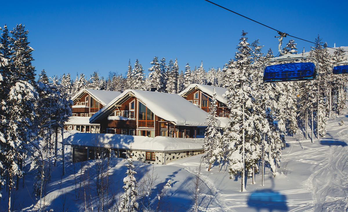 Chalets an der Skipiste