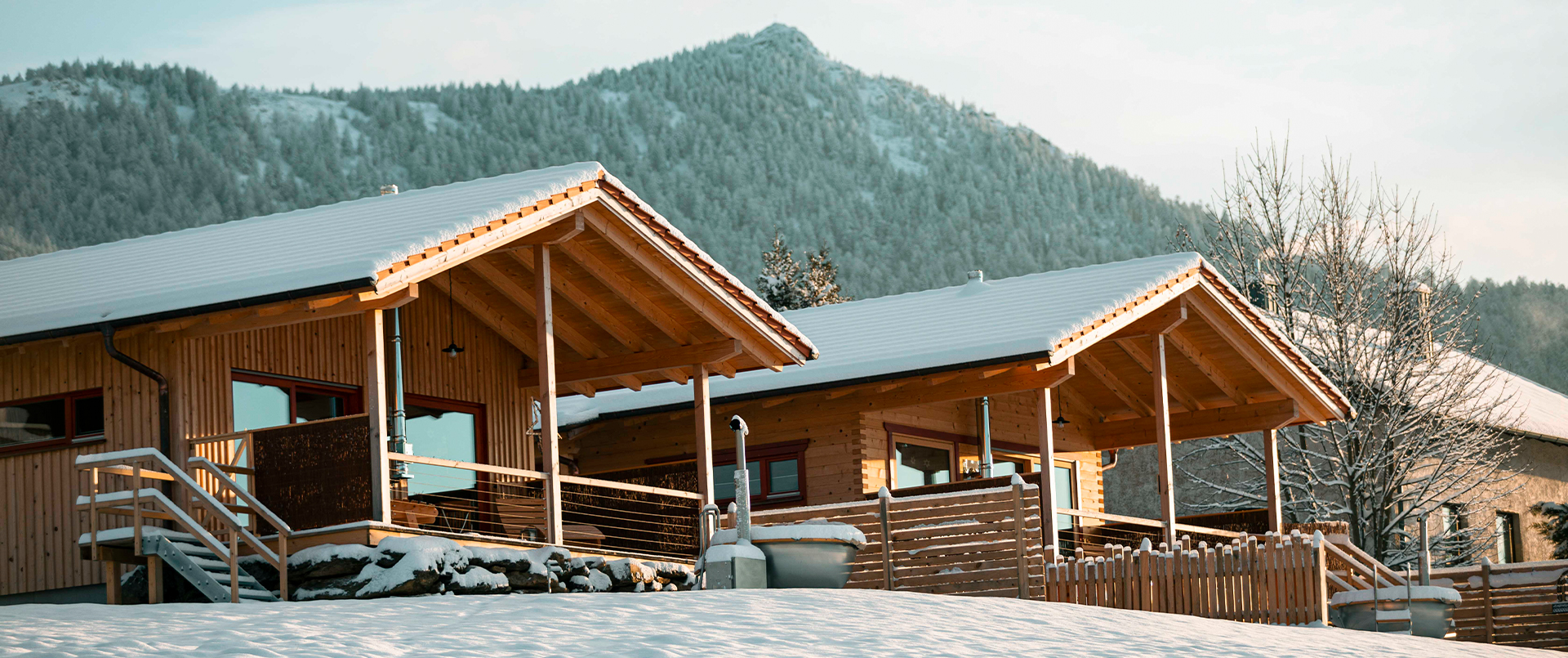 Himmelreich Chalets Winterurlaub ökologisch Bayrischer Wald Bayern